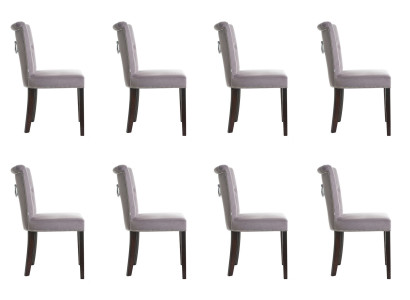 8x Upholstery Seat Chairs Chair See Suite Armchair Lounge Club Set